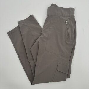 Athleta Pants Womens 2 Gray Cargo Stretch Lightweight Outdoor Hiking SUM17